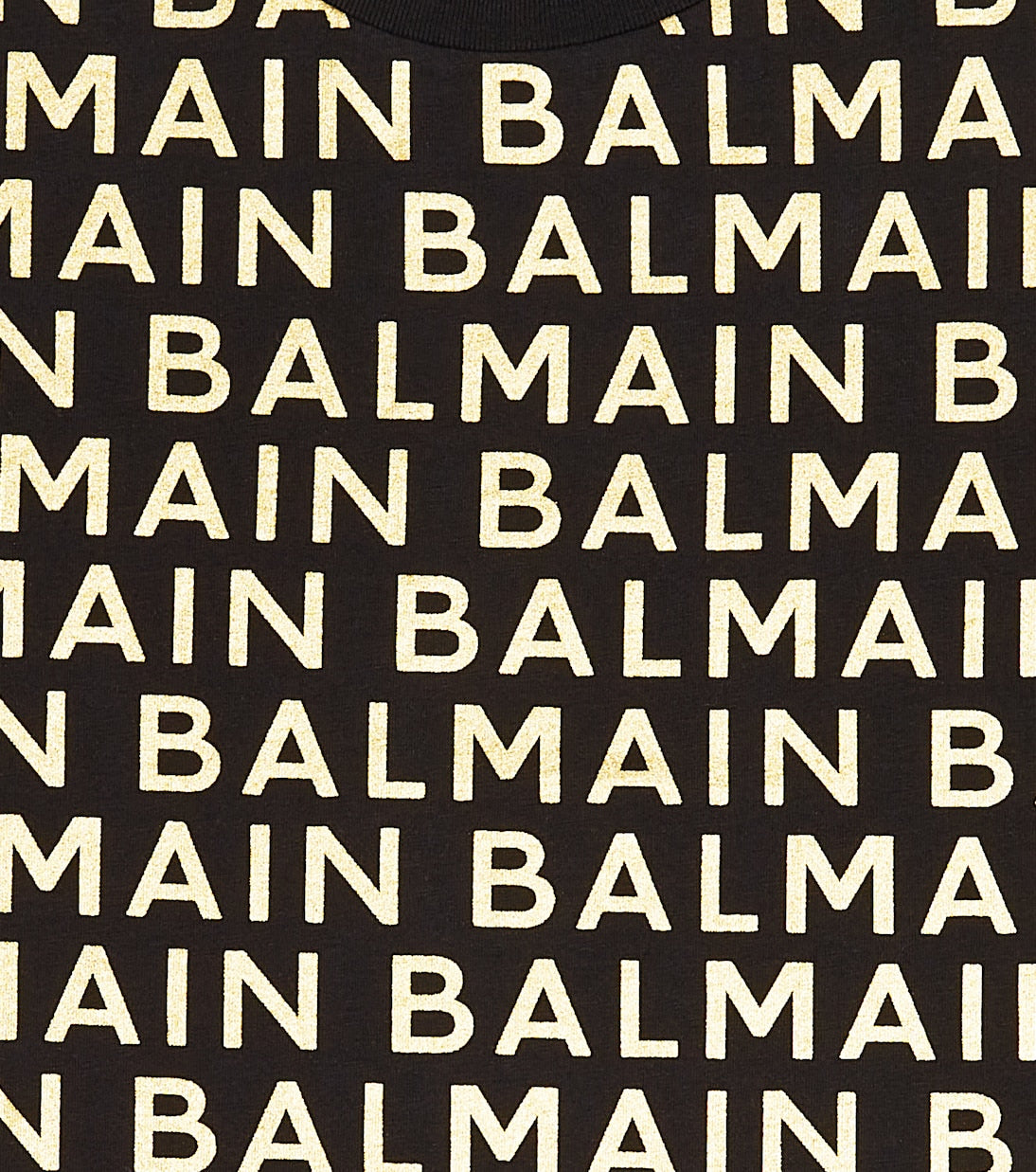 Balmain T-SHIRT featuring all-over logo print available at Lestyle Boutique Melbourne