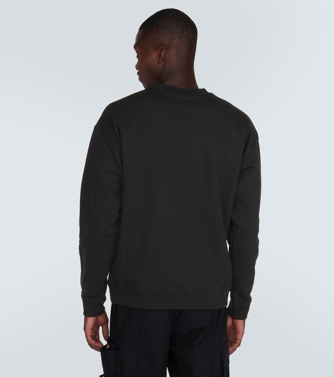 Versace Sweatshirt featuring a printed logo on cotton jersey available at Lestyle Boutique Melbourne