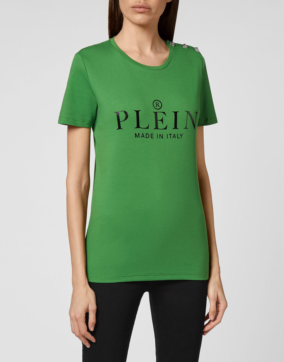 PHILIPP PLEIN T-SHIRT featuring logo print available at Lestyle Boutique Melbourne