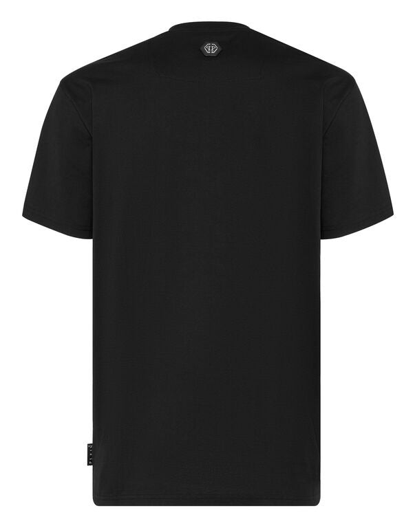 PHILIPP PLEIN T-SHIRT featuring hexagon with crystals available at Lestyle Boutique Melbourne