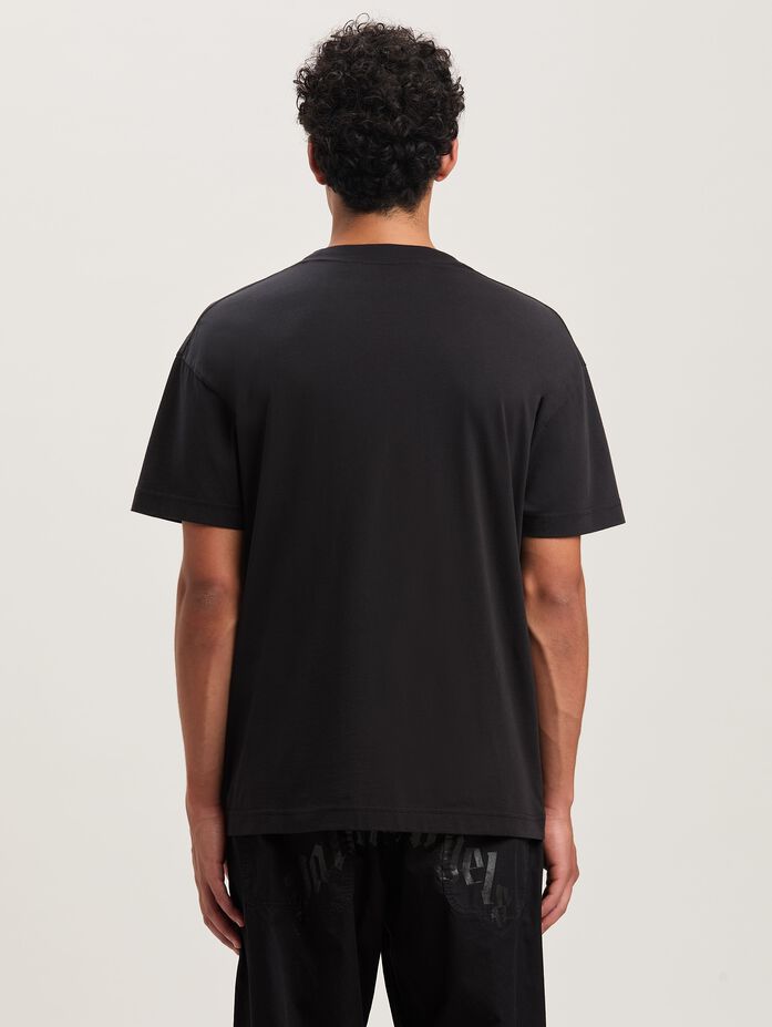 Palm Angels T-Shirts featuring front logo graphic available at Lestyle Boutique Melbourne