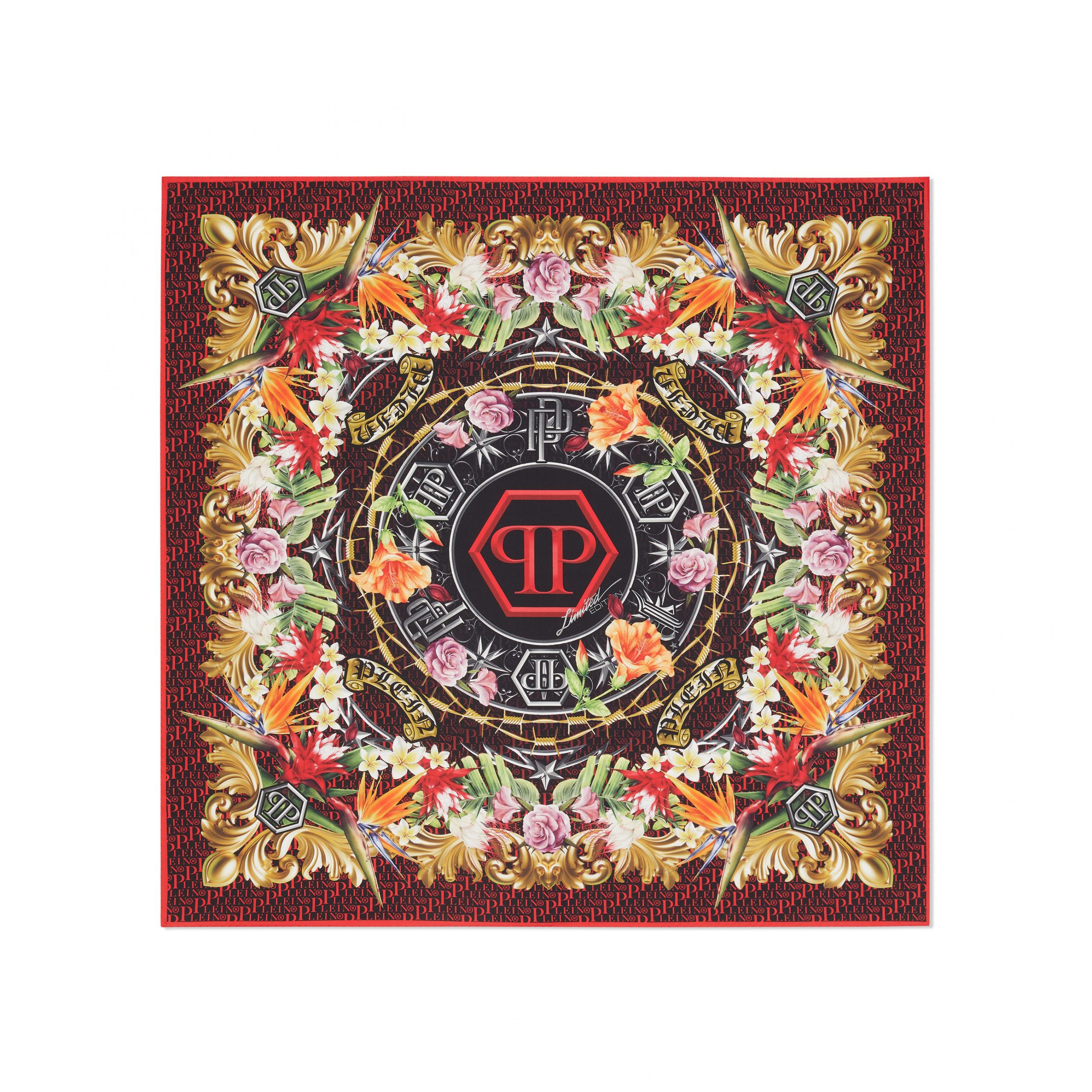 PHILIPP PLEIN SILK SHAWL