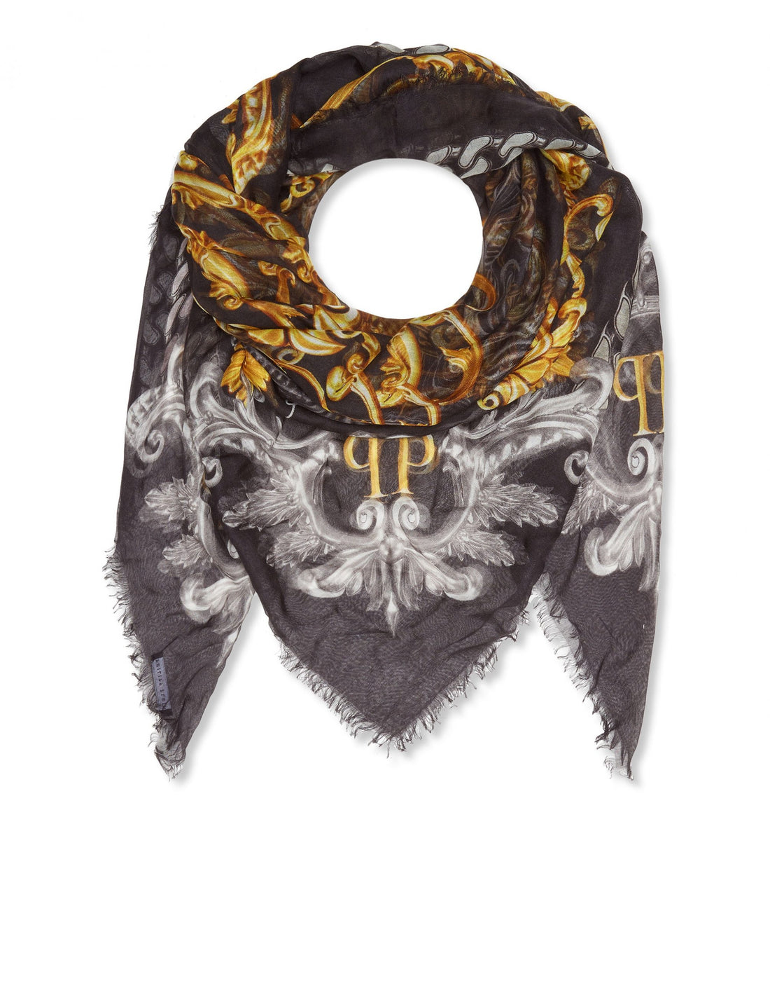 PHILIPP PLEIN SILK SHAWL