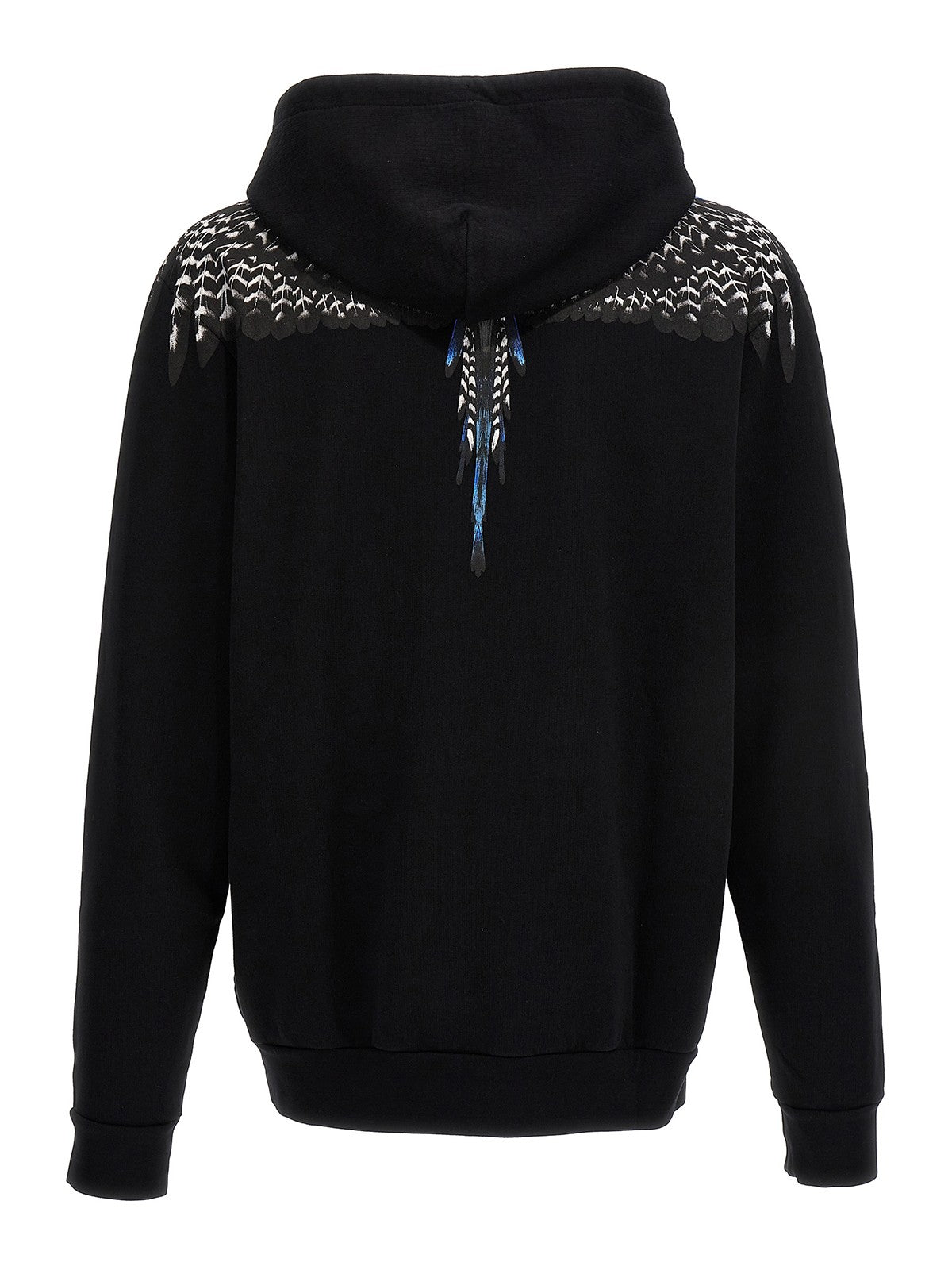 MARCELO BURLON Sweatshirt featuring winged graphic across shoulders available at Lestyle Boutique Melbourne
