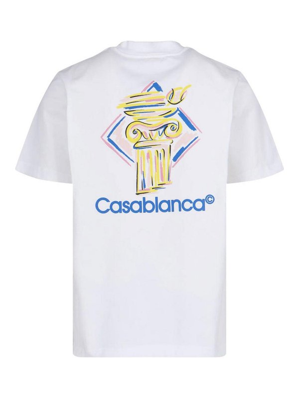 Casablanca T-Shirt featuring multicolor back graphic print available at Lestyle Boutique Melbourne