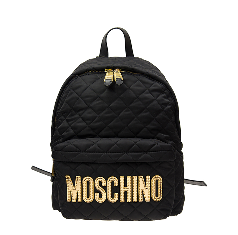 Moschino Backpack featuring quilted design available at Lestyle Boutique Melbourne