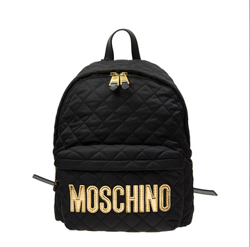 Moschino Backpack featuring quilted design available at Lestyle Boutique Melbourne