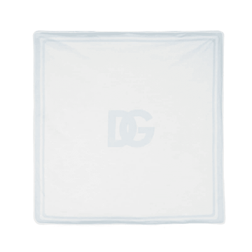 Dolce & Gabbana Kids Blanket featuring logo print cotton available at Lestyle Boutique Melbourne