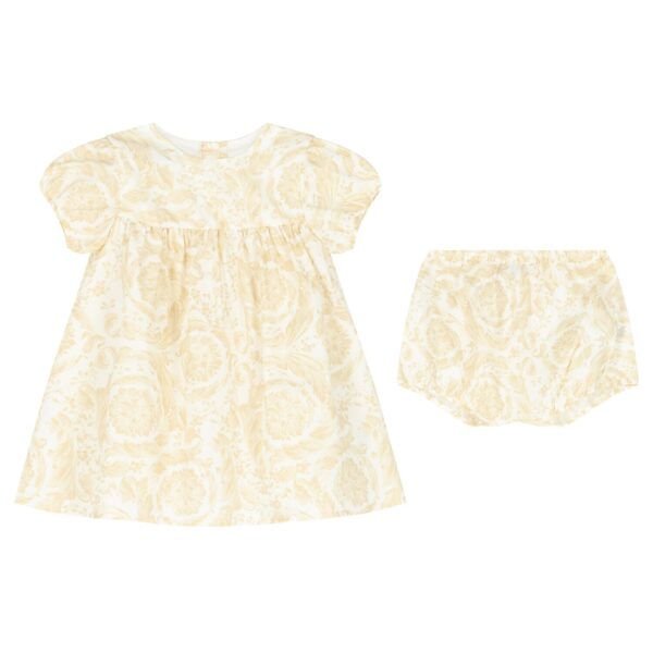 VERSACE KIDS DRESS SET featuring BAROCCO PRINT available at Lestyle Boutique Melbourne