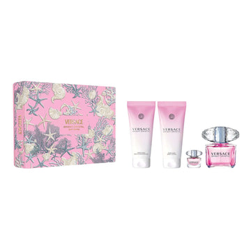 Versace Bright Crystal gift set featuring feminine elegance, available at Lestyle Boutique Melbourne