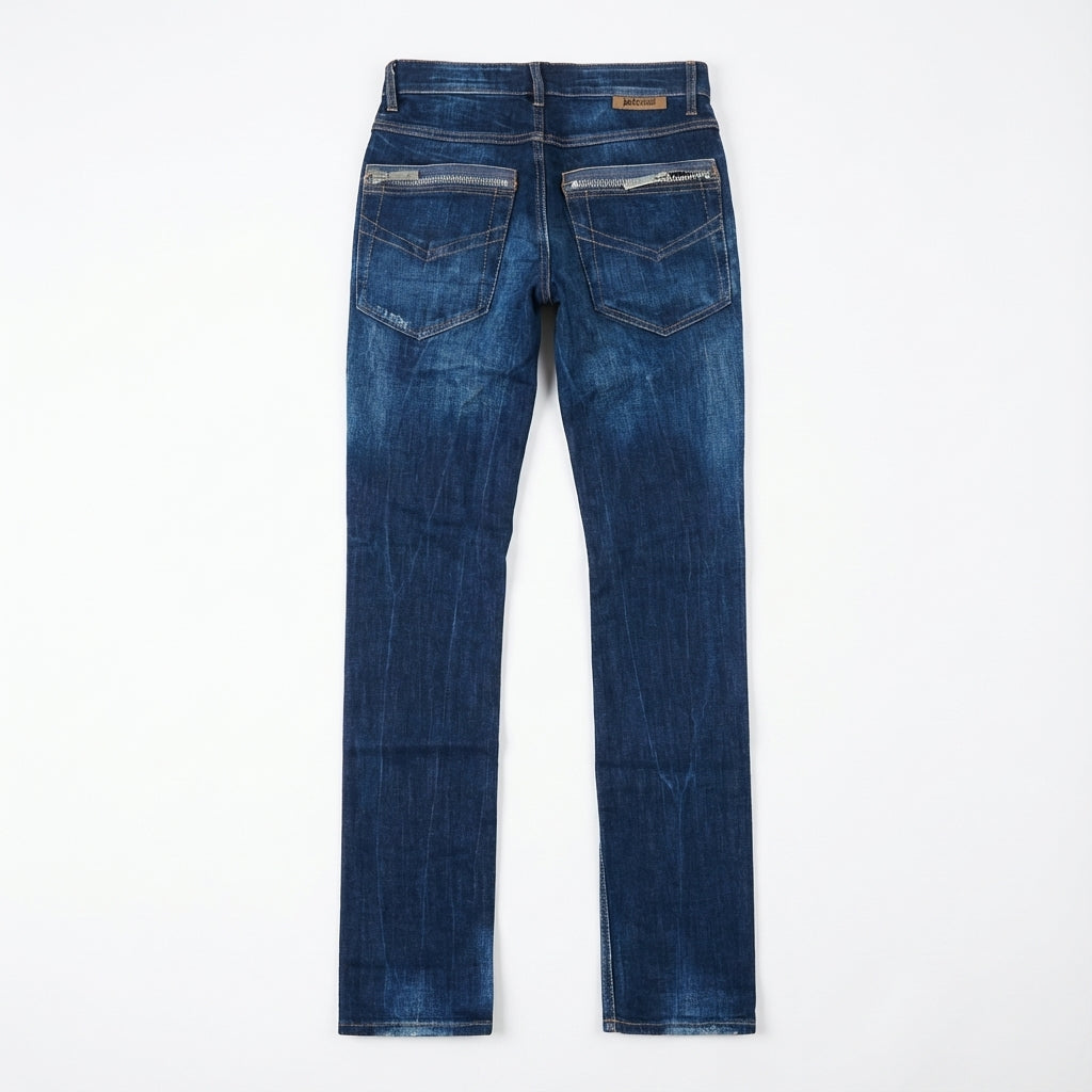 Just Cavalli jeans featuring zippered front pockets available at Lestyle Boutique Melbourne