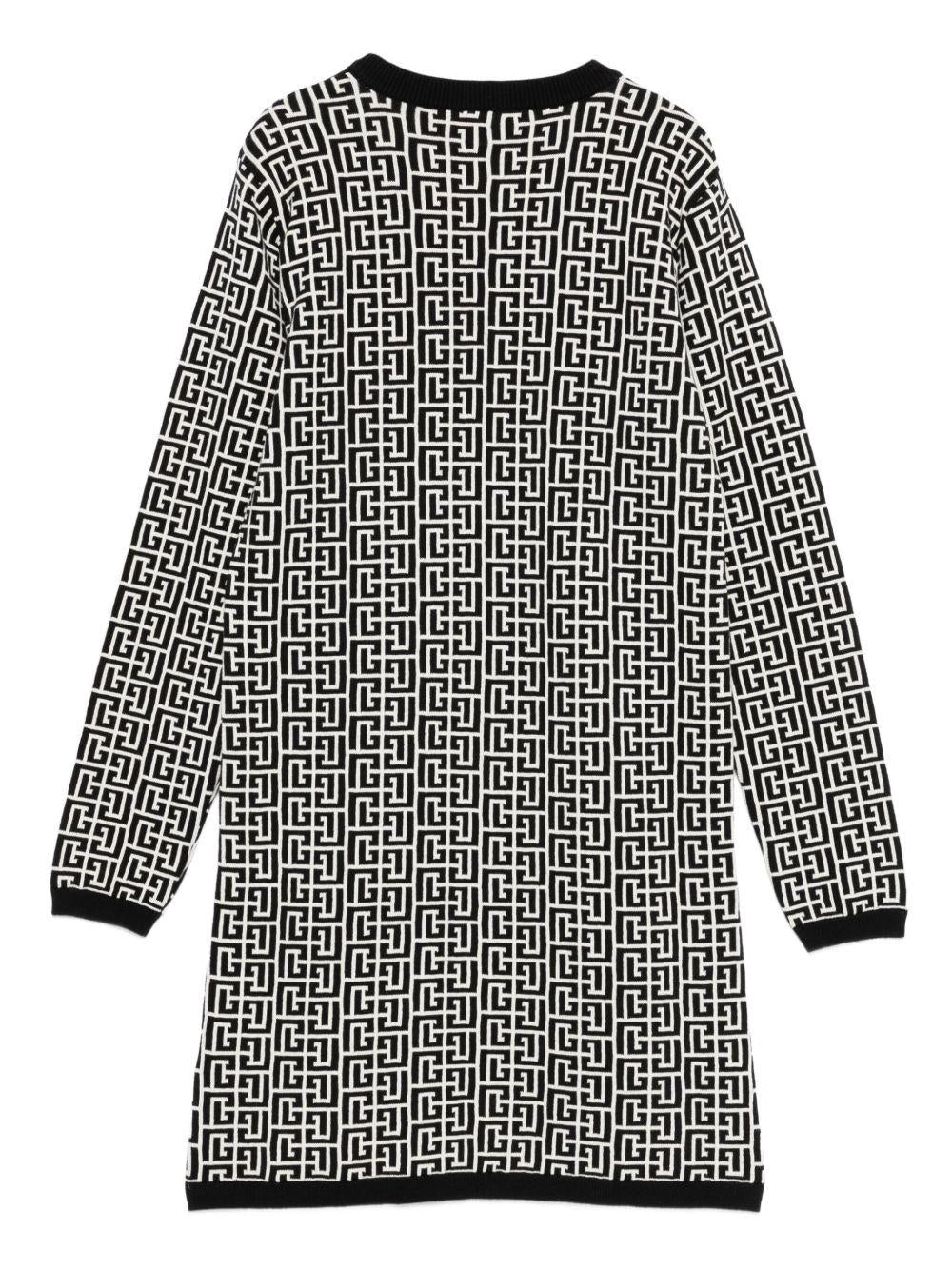 Balmain Kids dress featuring multicolored monogram available at Lestyle Boutique Melbourne
