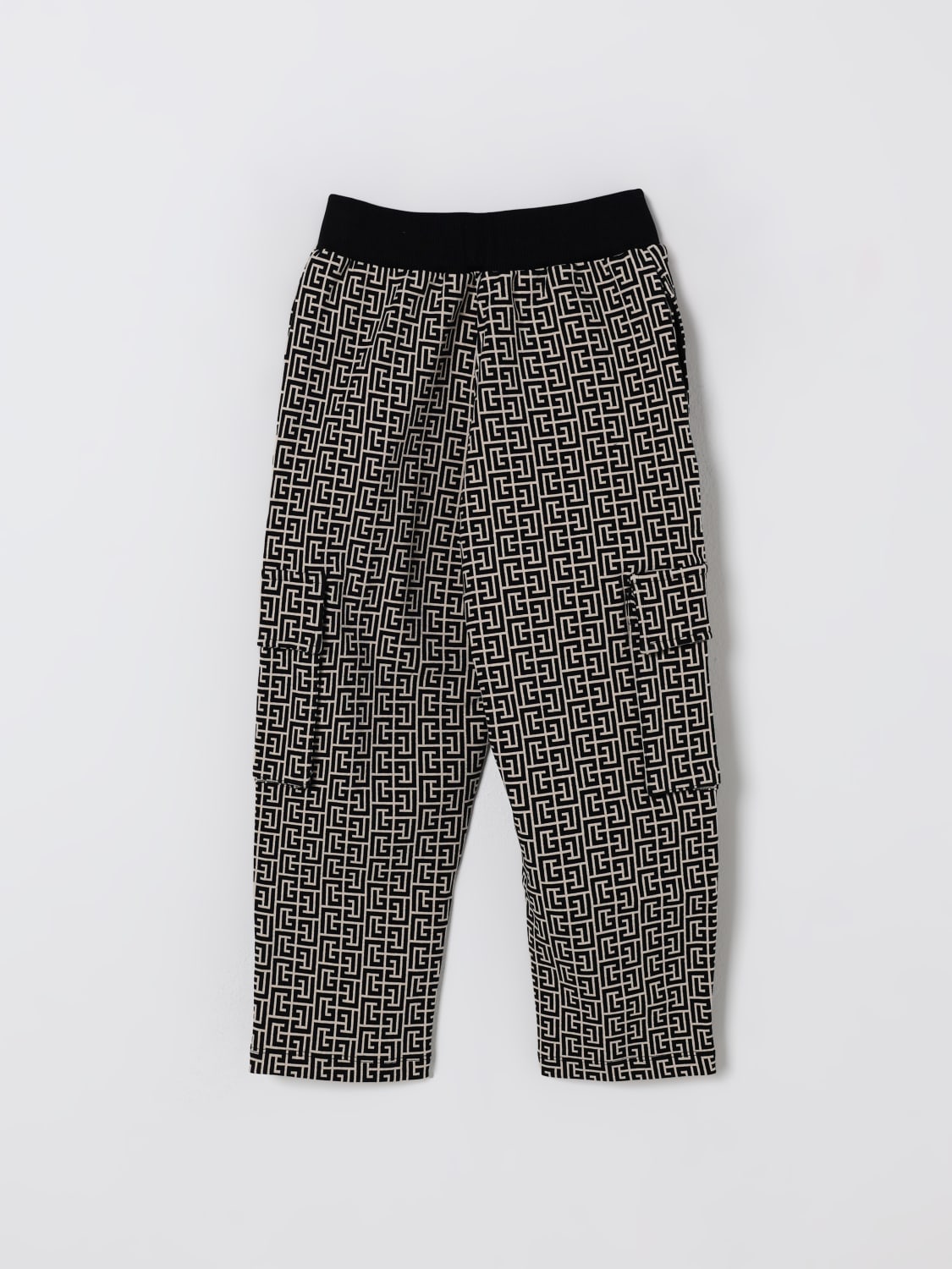 Balmain pants featuring geometric pattern available at Lestyle Boutique Melbourne