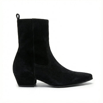 Roberto Cavalli boots featuring suede finish available at Lestyle Boutique Melbourne