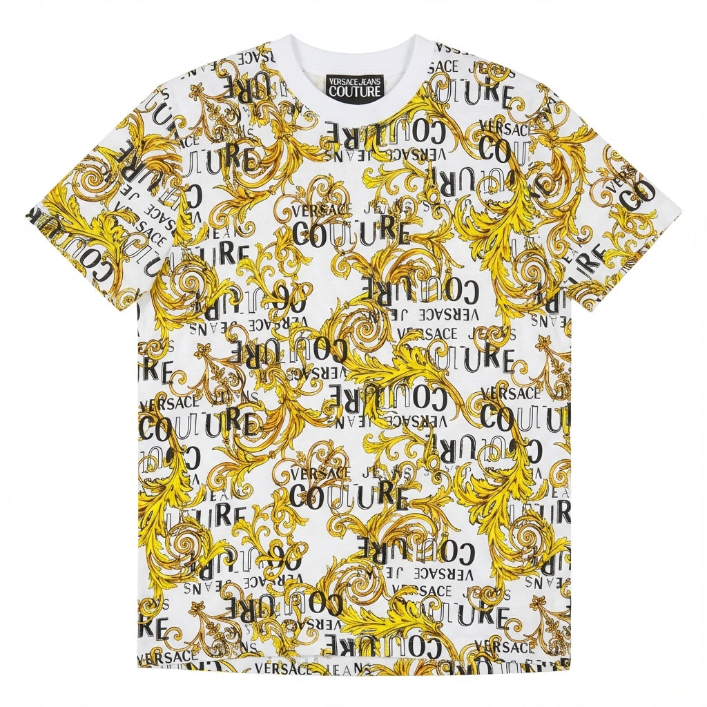 Versace Jeans Couture T-shirt featuring baroque print available at Lestyle Boutique Melbourne
