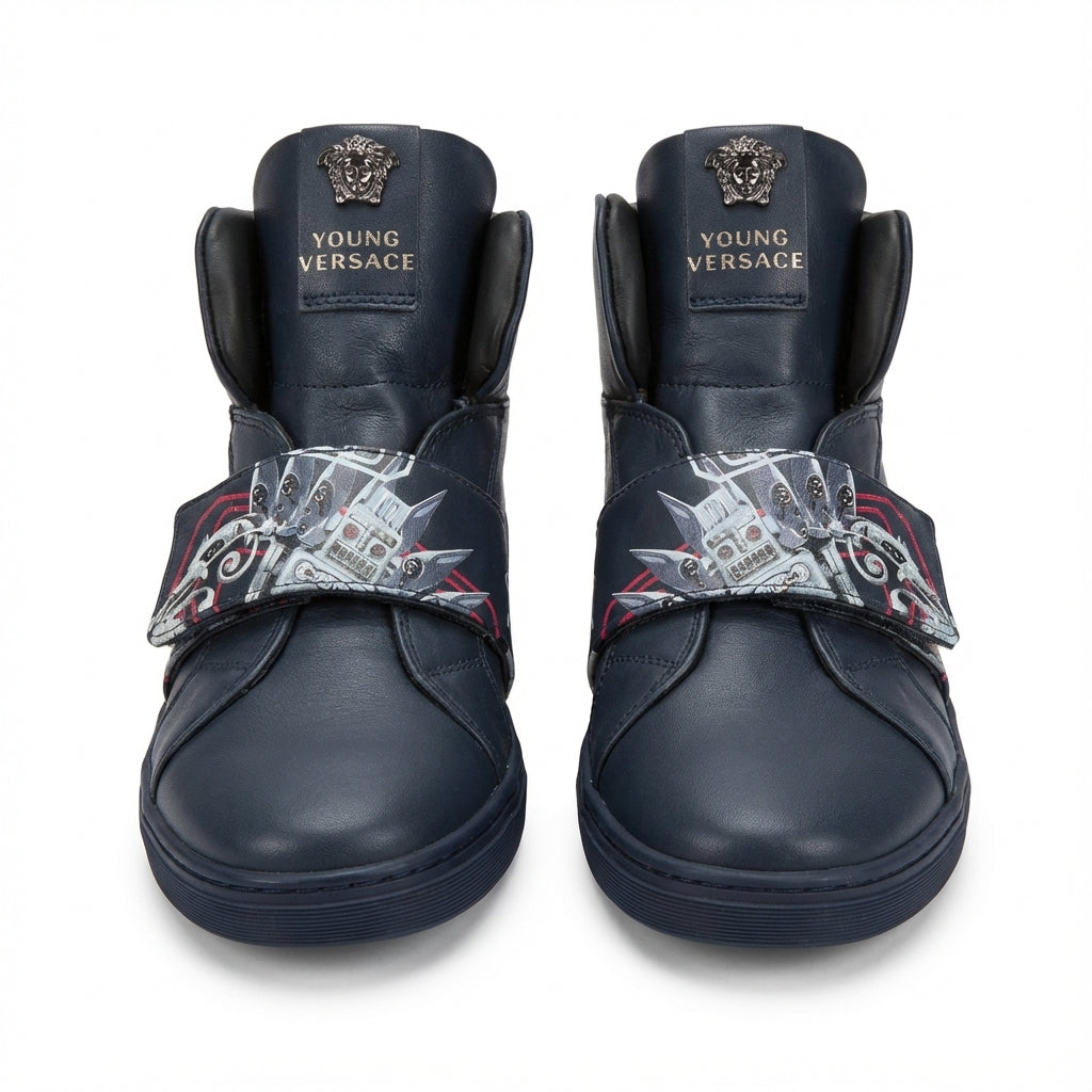 VERSACE KIDS SNEAKERS featuring graphic strap available at Lestyle Boutique Melbourne