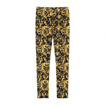 Versace leggings featuring gold baroque print available at Lestyle Boutique Melbourne