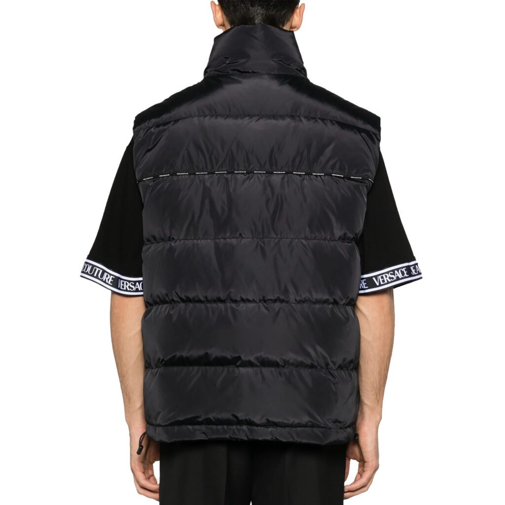 Versace Jeans Couture vest with down-feather filling, perfect for stylish layering, available at Lestyle Boutique Melbourne