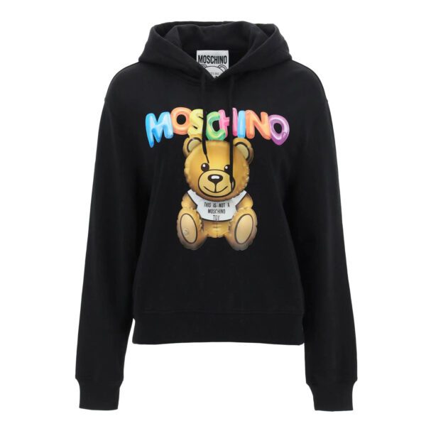 Moschino Inflatable Teddy Bear Motif Hoodie available at Lestyle Boutique Melbourne