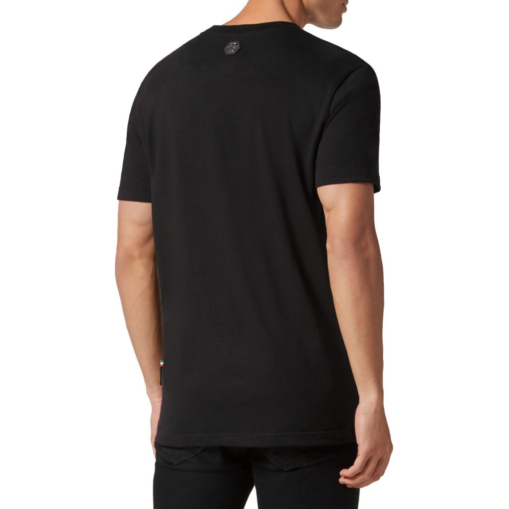 PHILIPP PLEIN T-SHIRT featuring ROUND NECK CHROME available at Lestyle Boutique Melbourne