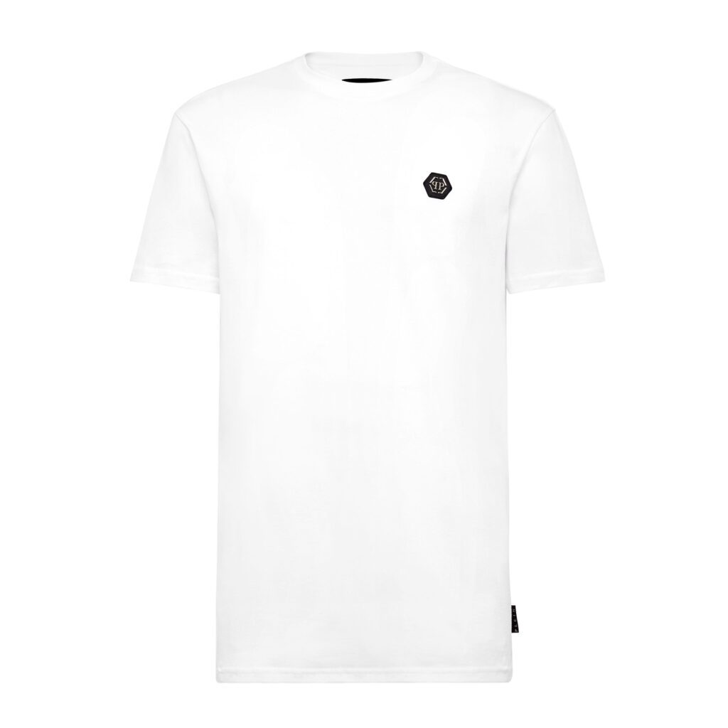 PHILIPP PLEIN T-SHIRT featuring ROUND NECK SS CHROME available at Lestyle Boutique Melbourne