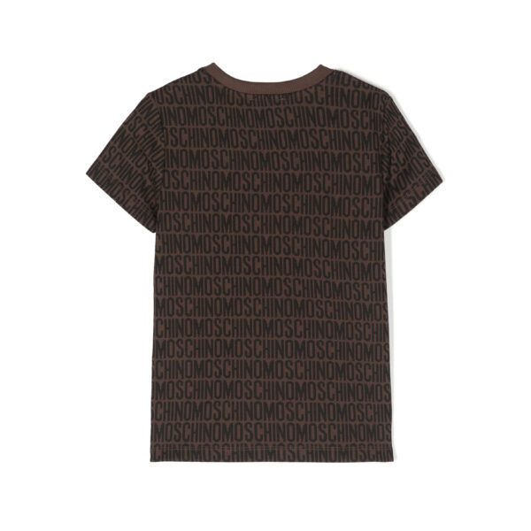MOSCHINO KIDS T-SHIRT with monogram jacquard design, available at Lestyle Boutique Melbourne