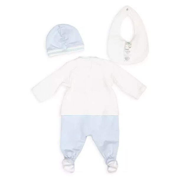 Fendi Baby Romper Set featuring a long-sleeve top and footed pants, available at Lestyle Boutique Melbourne
