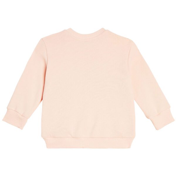 Dolce & Gabbana Kids Sweatshirt with logo print, round neckline, and ribbed cuffs available at Lestyle Boutique Melbourne