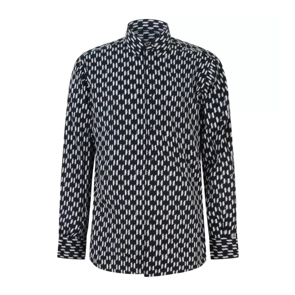 KARL LAGERFELD SHIRT with all over logo design, available at Lestyle Boutique Melbourne