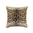 Roberto Cavalli decorative cushion featuring velvet teal and gold piping available at Lestyle Boutique Melbourne