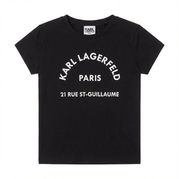 KARL LAGERFELD KIDS T-SHIRT featuring Paris text available at Lestyle Boutique Melbourne