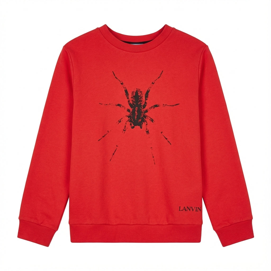 LANVIN SWEATSHIRT featuring spider graphic print available at Lestyle Boutique Melbourne