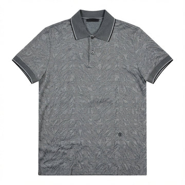 ROBERTO CAVALLI POLO SHIRT featuring all-over abstract geometric pattern available at Lestyle Boutique Melbourne