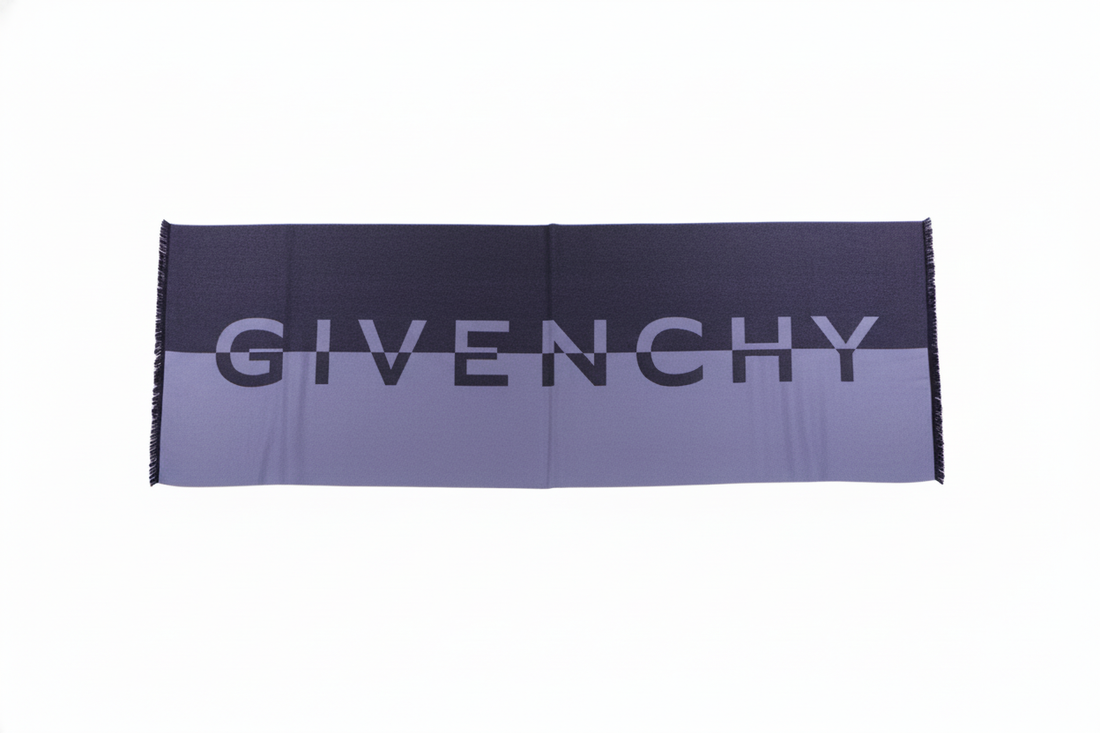 GIVENCHY SCARF featuring two-tone color-block design available at Lestyle Boutique Melbourne