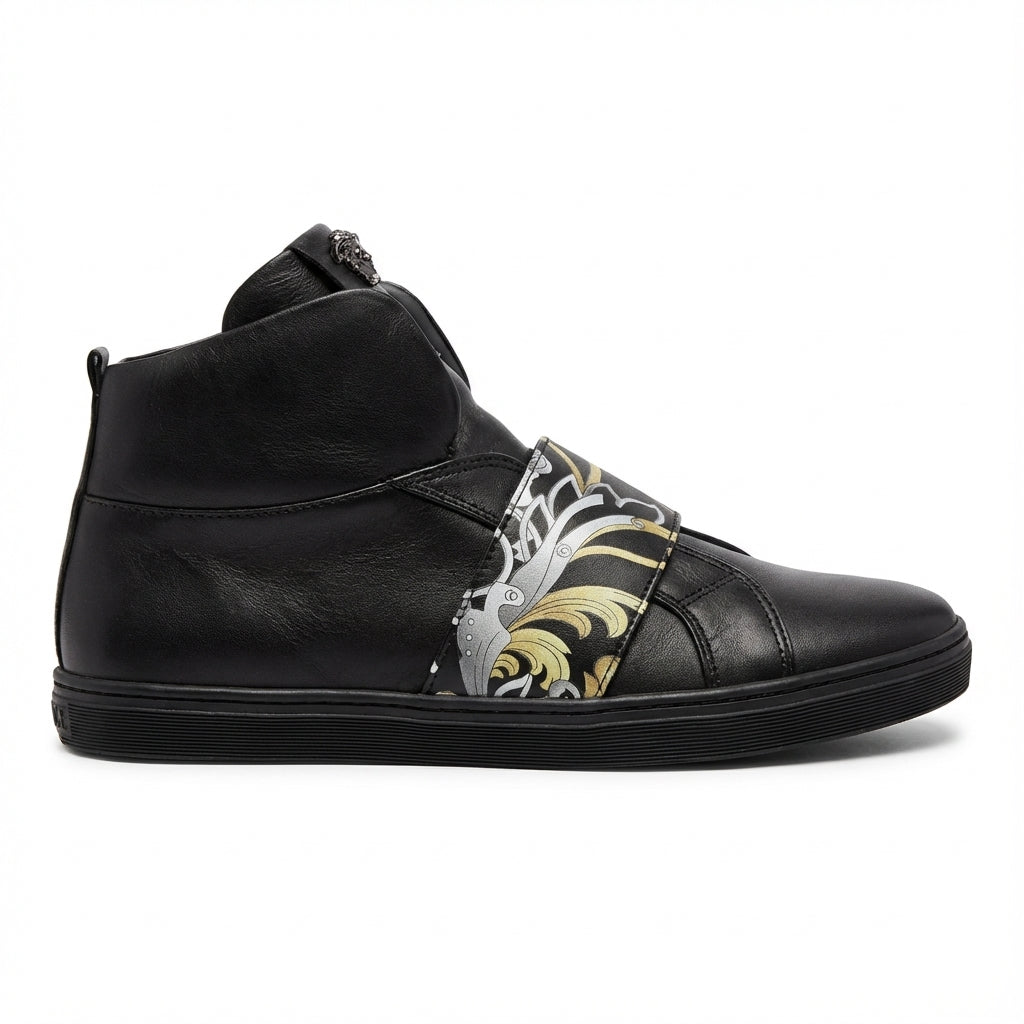 Versace kids sneakers featuring decorative strap available at Lestyle Boutique Melbourne