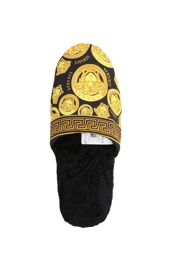 VERSACE SLIPPERS featuring Medusa print available at Lestyle Boutique Melbourne