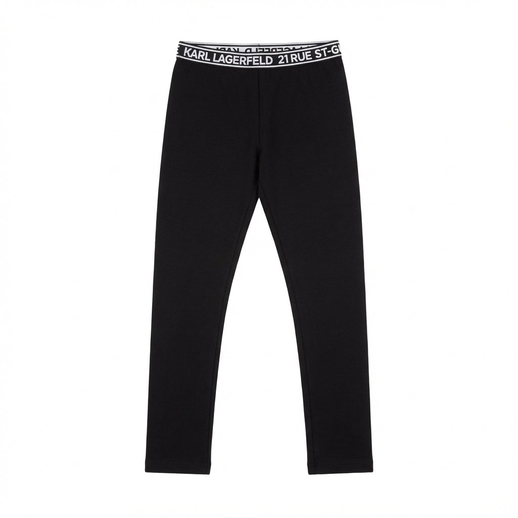 Karl Lagerfeld leggings featuring logo waistband available at Lestyle Boutique Melbourne