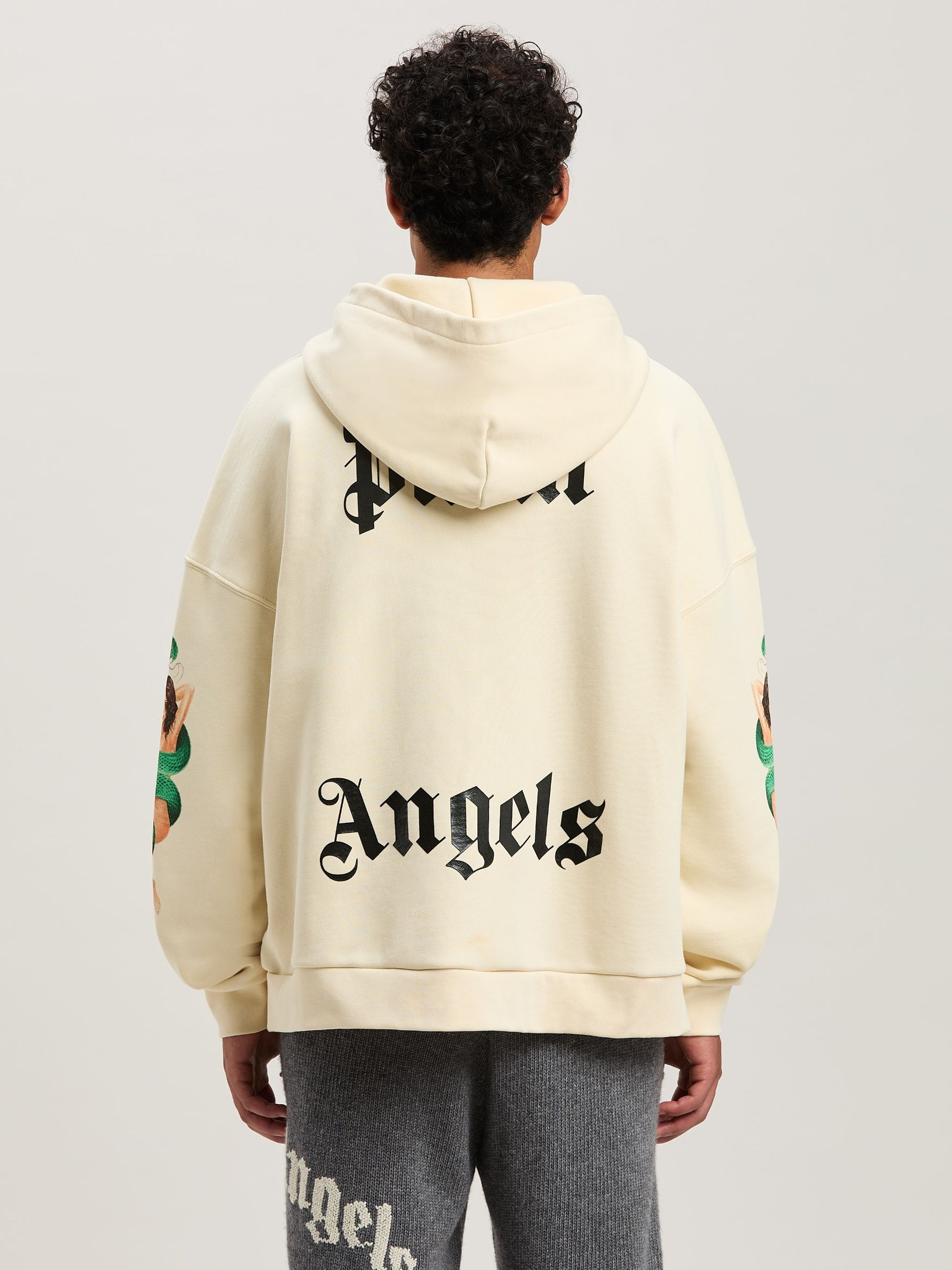 PALM ANGELS SWEATSHIRT featuring an original pin-up angel wings print available at Lestyle Boutique Melbourne