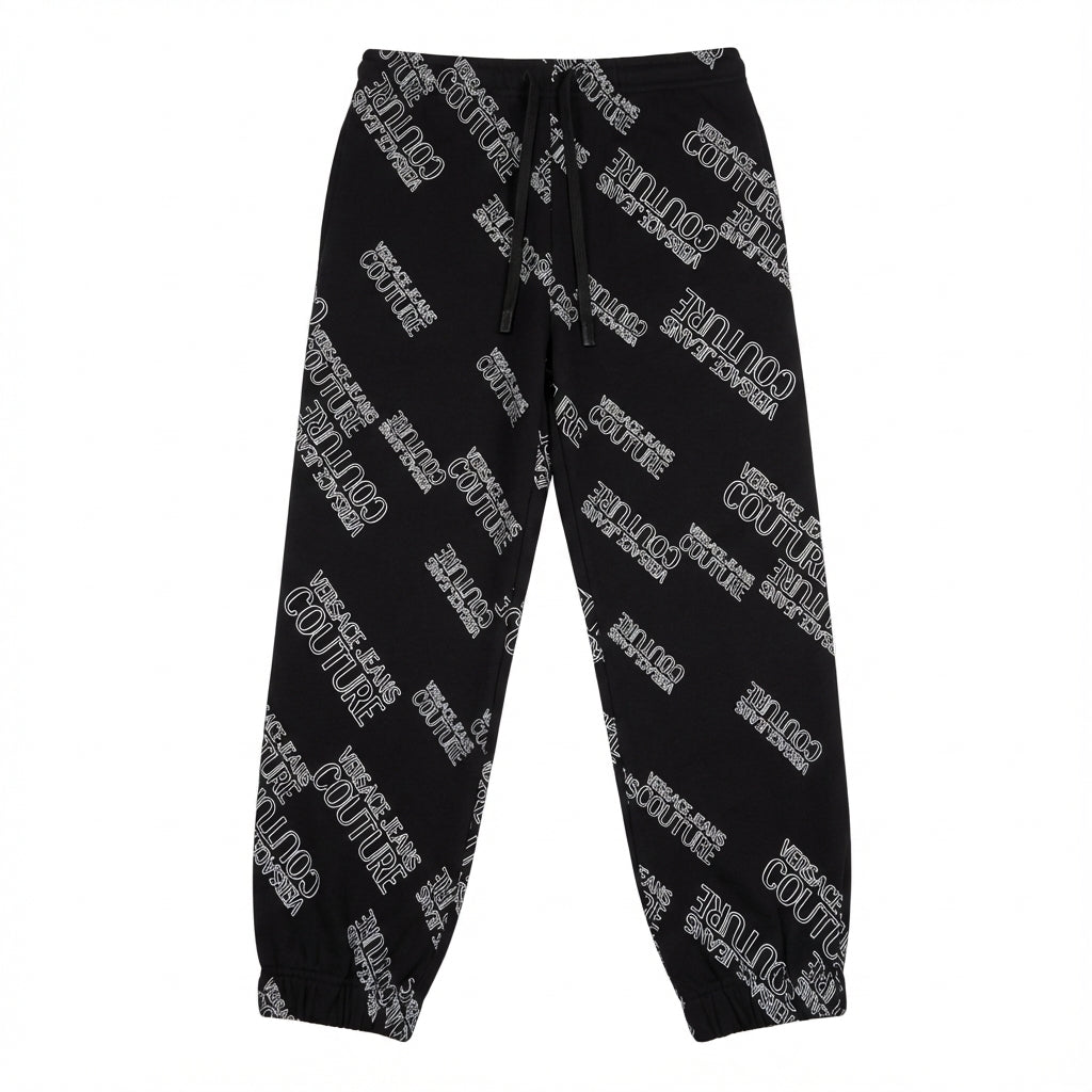 Versace Jeans Couture pants featuring all-over logo print available at Lestyle Boutique Melbourne