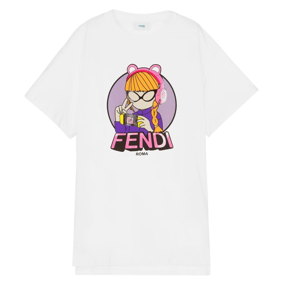 FENDI KIDS T-SHIRT DRESS
