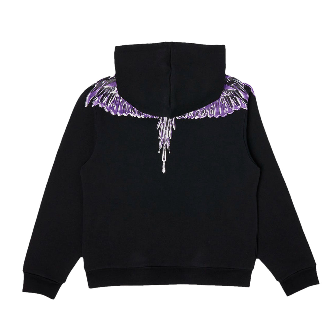 Marcelo Burlon Kids Icon Wings Hoodie in Black/Violet available at Lestyle Boutique Melbourne.