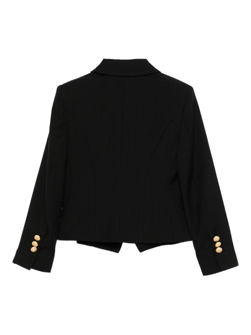 Balmain Kids black double-breasted jacket with gold buttons available at Lestyle Boutique Melbourne