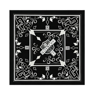 Givenchy scarf featuring a geometric pattern available at Lestyle Boutique Melbourne