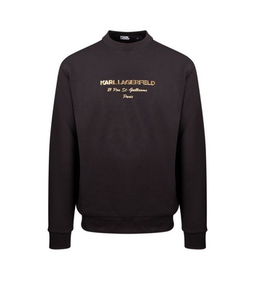 KARL LAGERFELD SWEATSHIRT with logo-print, crafted from organic cotton, available at Lestyle Boutique Melbourne