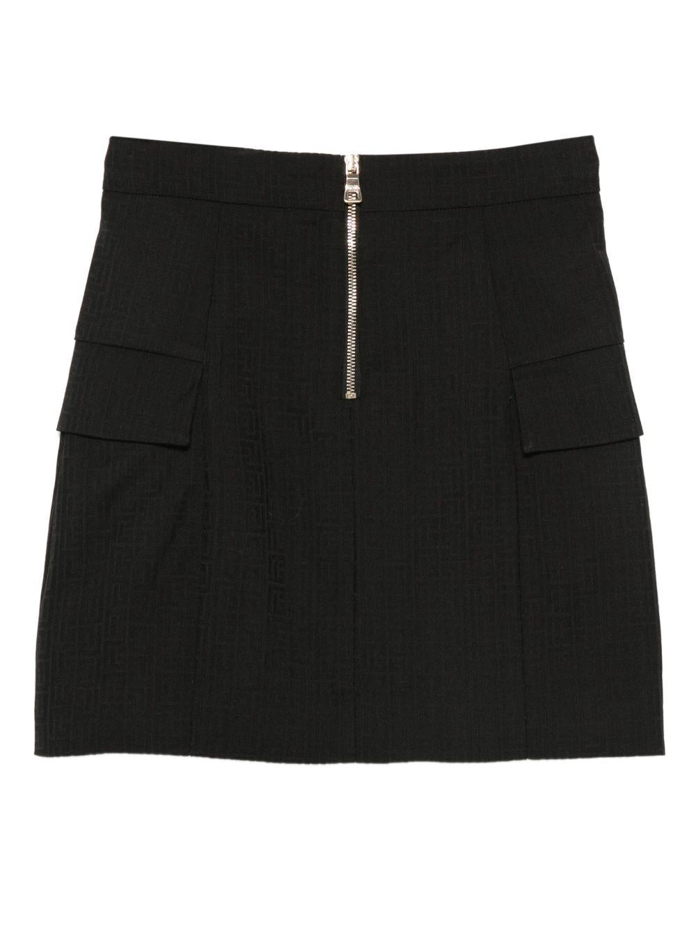 Balmain Kids Skirt featuring gold buttons and flap pockets available at Lestyle Boutique Melbourne