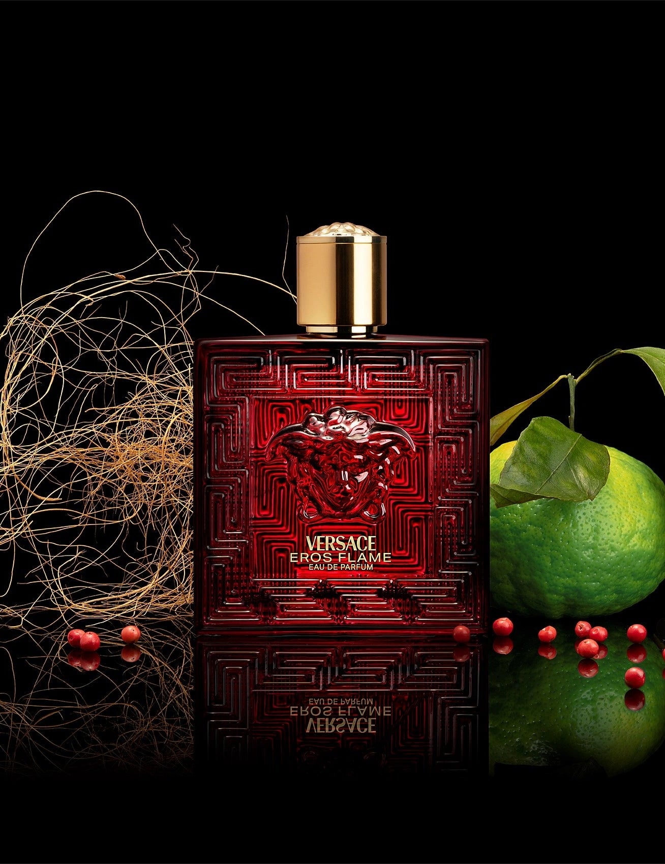 Versace Eros Flame Pour Homme 100ml featuring fragrance available at Lestyle Boutique Melbourne