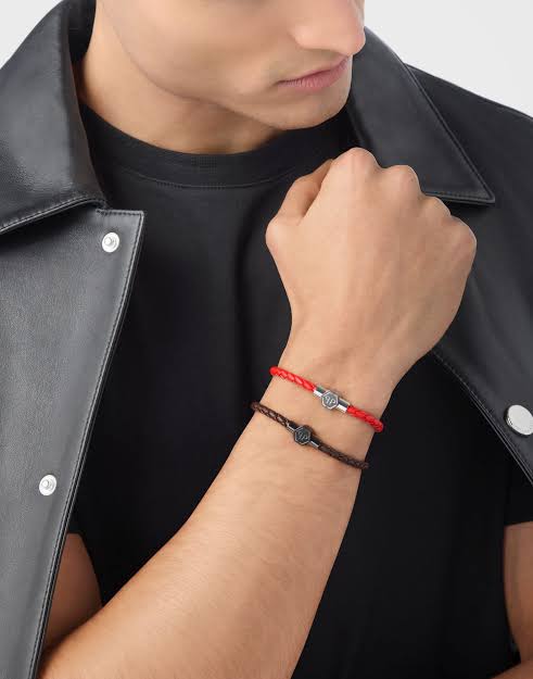 Philipp Plein bracelet featuring signature hexagonal logo available at Lestyle Boutique Melbourne