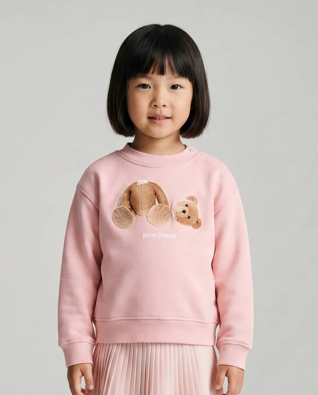 Palm Angels Kids sweatshirt featuring teddy bear graphic available at Lestyle Boutique Melbourne
