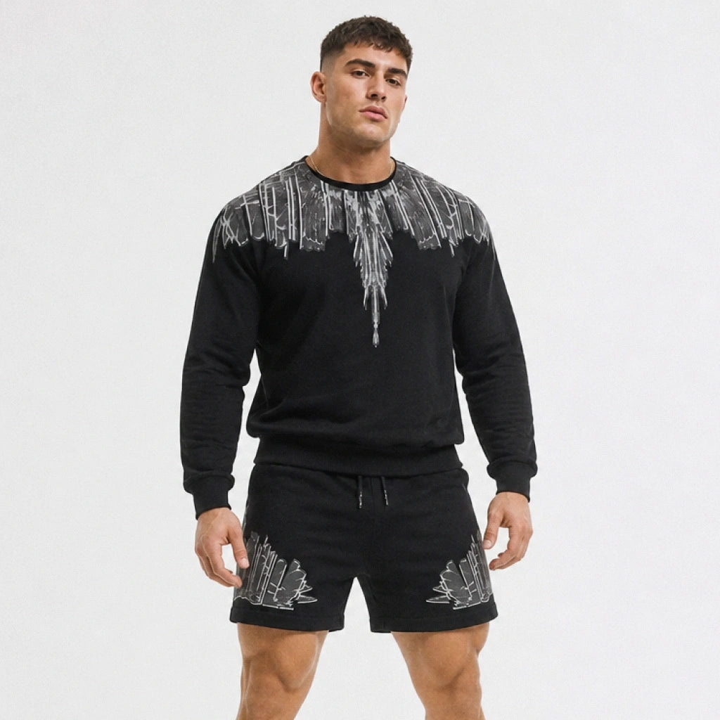 MARCELO BURLON SWEATSHORTS