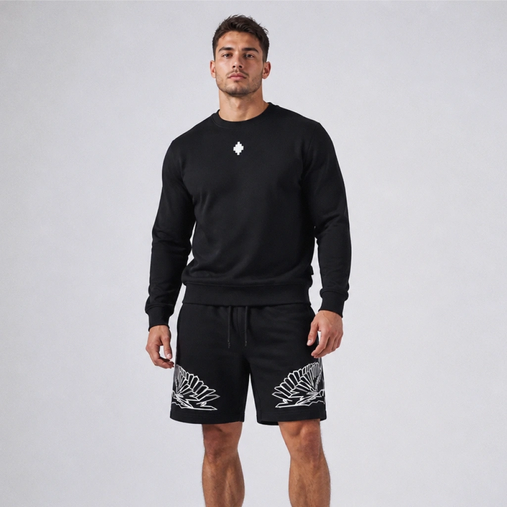MARCELO BURLON SWEATSHORTS